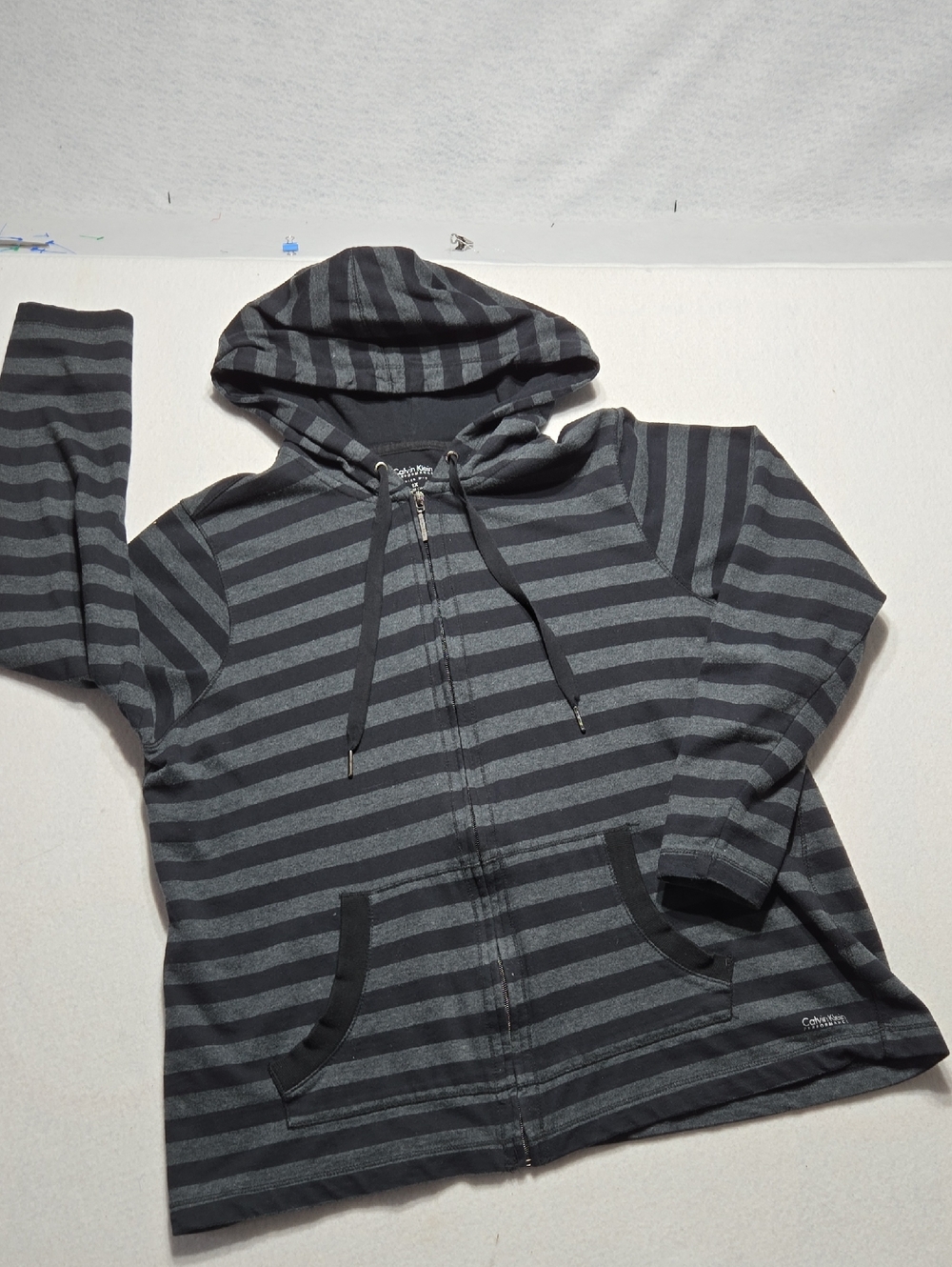 Calvin Klein Black Performance  Full Zip Hoodie